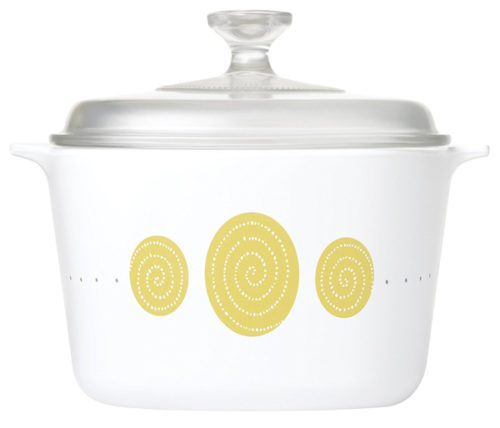 CorningWare 3L Covered Casserole Spiral A-3-SPL