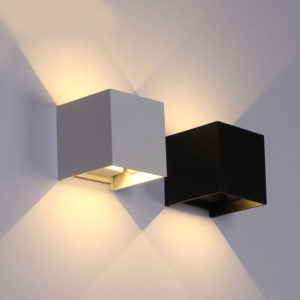 6W LED Waterproof Modern Style Lamp Black