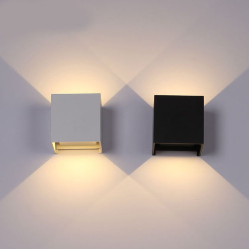6W LED Waterproof Modern Style Lamp Black