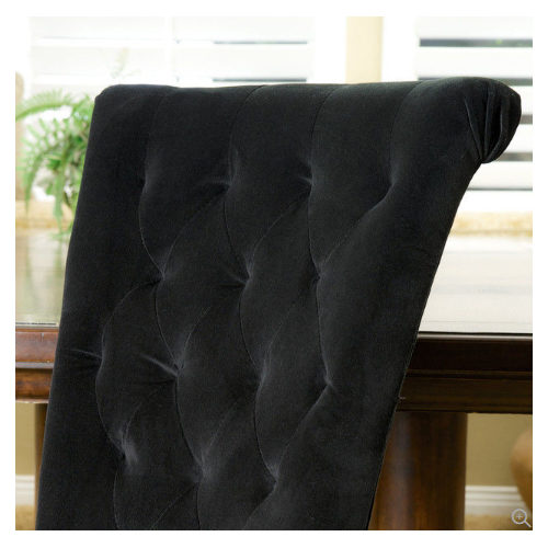 Black Velvet Chair