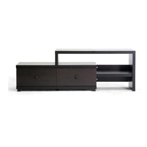 Dark Brown Multilevel Shelf