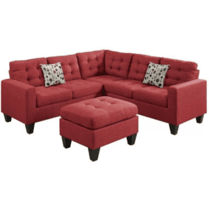 Modern Red Sectional Sofa