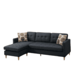 Black Modern Sectional Sofa