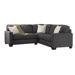 Smoke-Grey Sectional Sofa