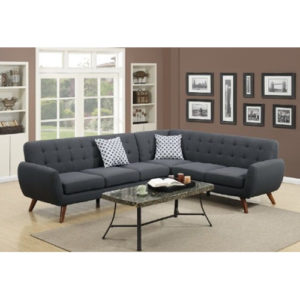 Ash Black Modern Sofa