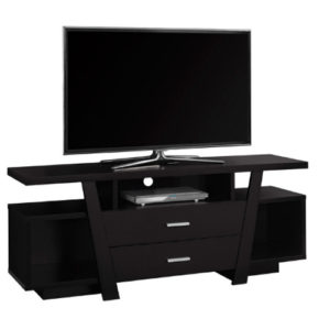 Cappuccino Open TV Stand