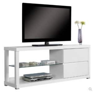 60 Inch White Shelf Stand