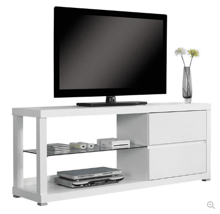 60 Inch White Shelf Stand