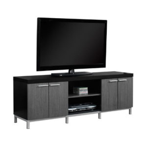 Black Gray TV Stand