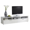 White Finish TV Stand