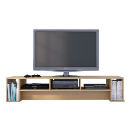 Tan Contemporary TV Stand