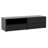 Black Open Section TV Stand