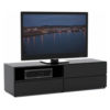 Black Open Section TV Stand