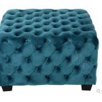 Dark Teal Ottoman