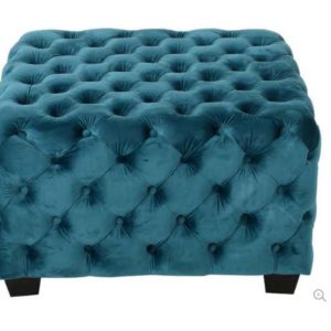 Dark Teal Ottoman