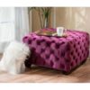 Fuchsia Pink Ottoman