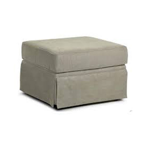 TAN FABRIC OTTOMAN