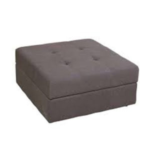 TAN GRAY OTTOMAN