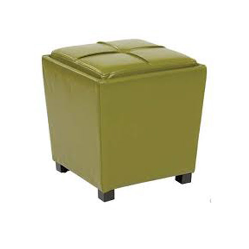 Ottoman Kiwi Green Cube Ottoman