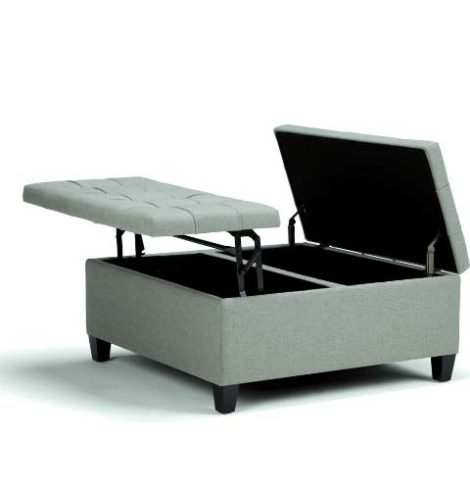 Coffee Table Storage Ottoman