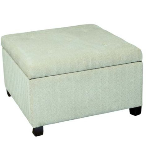 Wilshire Beige Storage Ottoman