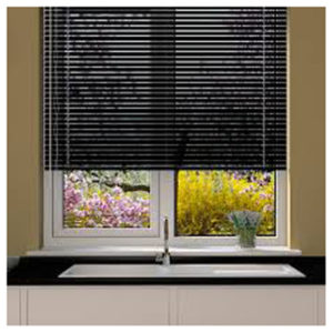 Aluminum Venetian Blind- Black