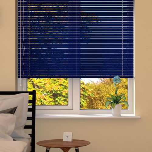 Aluminum Venetian Blind- Dark Blue