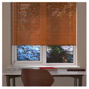 Aluminum Venetian Blind- Light Oak