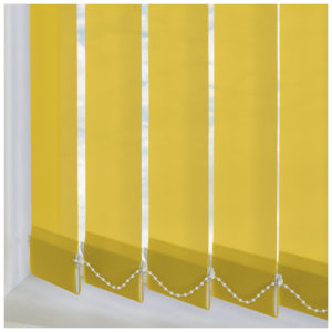 YELLOW VERTICAL BLIND