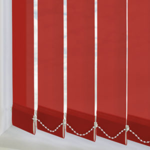 Red Vertical Blind