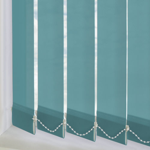 Teal Vertical Blind