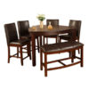 Dark Cherry 6 Piece Dining Set