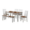 White 6-Piece Dining Set