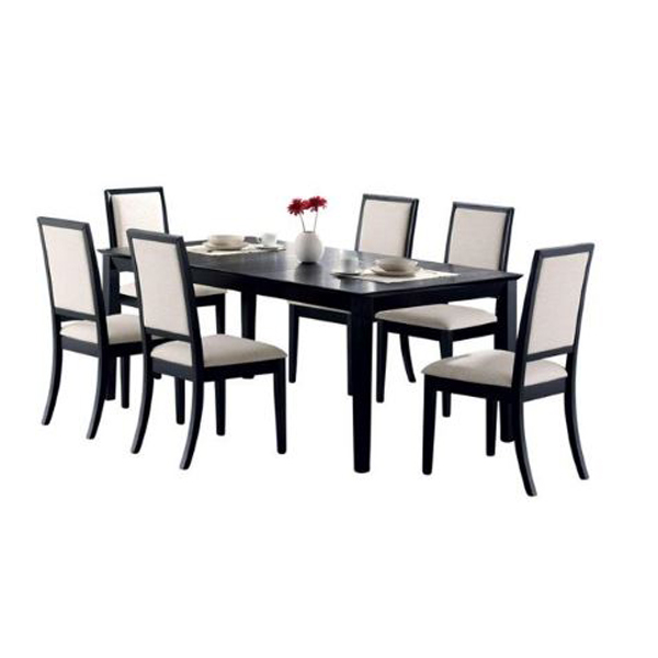 The Modern 7 Piece Dining Table Set, Modern 7 Piece Dining Room Sets