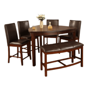 Dark Cherry 6 Piece Dining Set