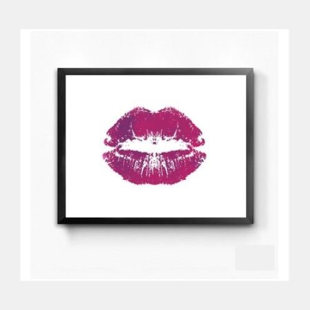 Lippy Framed Art