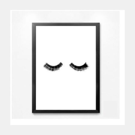 Lashes Framed Art