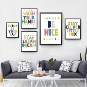 Be Nice Wall Art Set