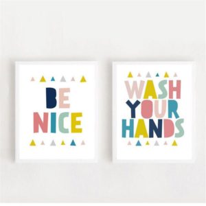 Be Nice Framed Wall Art