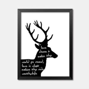 Reindeer Framed Wall Art