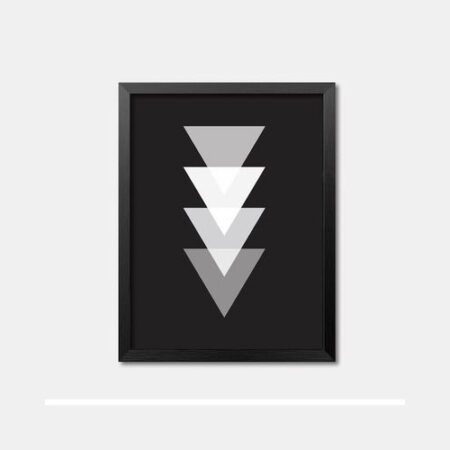 Nordic Black Framed Wall Art