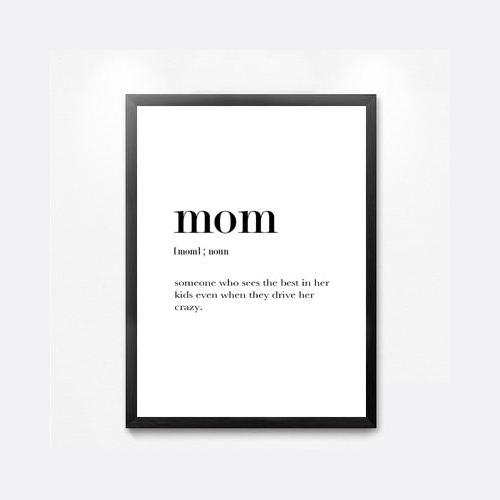 Buy the Mom Definition Wall Art Online in Nigeria - DECORHUBNG