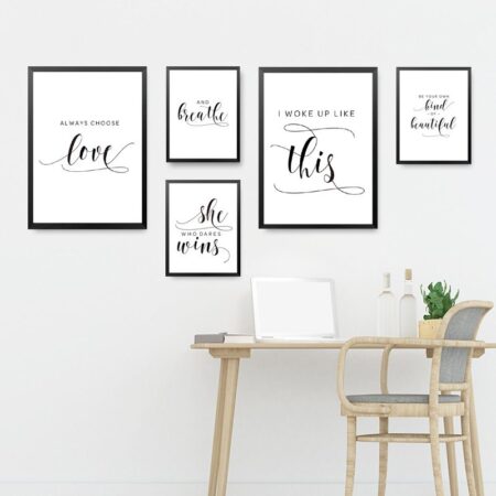 Collective Textual Framed Wall Art