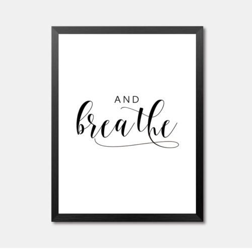 Breathe Framed Wall Art