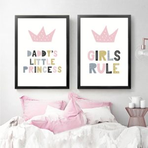 Girls Rule Wall Art