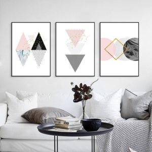 Geometry Shape Framed Wall Art