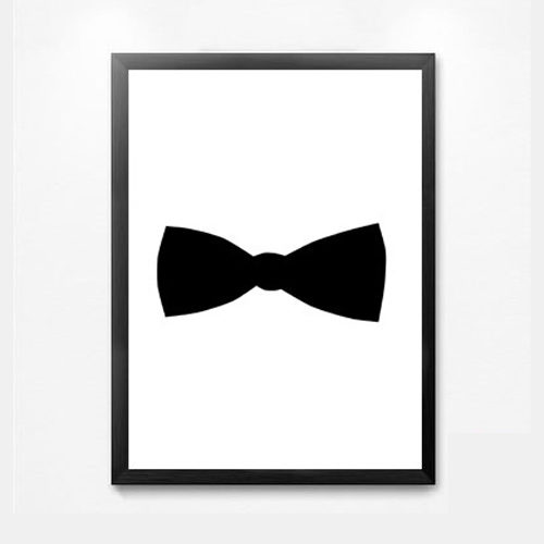 Bow Tie Framed Art