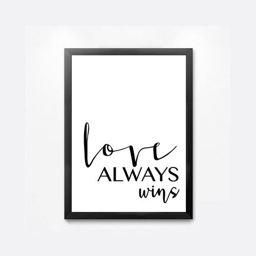 Love Wins Wall Art