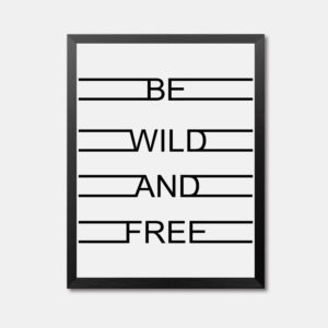 Wild and Free Framed Wall Art