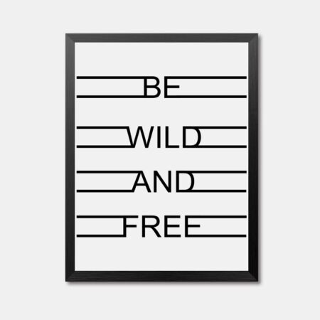 Wild and Free Framed Wall Art